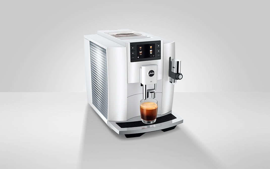 JURA E8 modern design shown in a premium kitchen